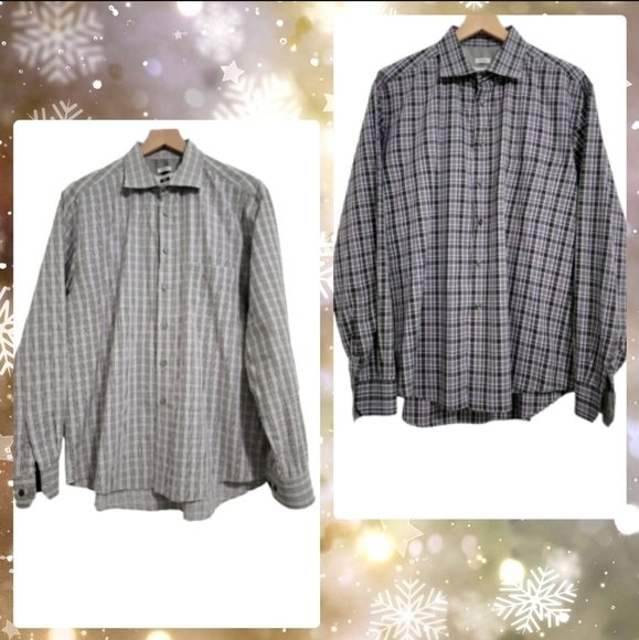 JOSEPH ABBOUD MEN'S DRESS SHIRT BUNDLE OF 2 - Picture 1 of 15